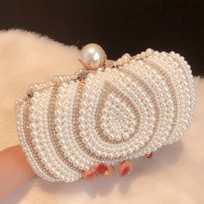 Pochette Perles Élégante