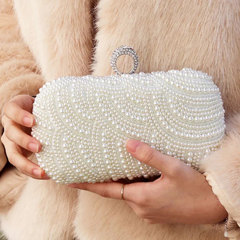 Pochette Perles Élégante