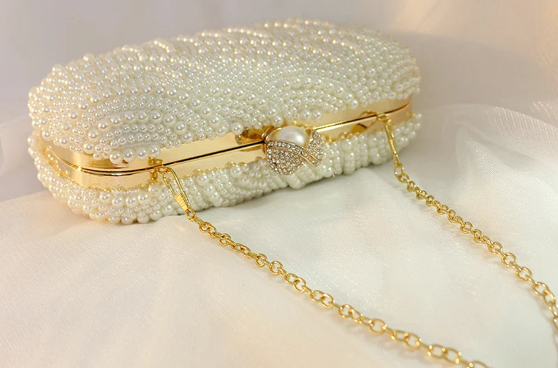 Pochette Perles Élégante