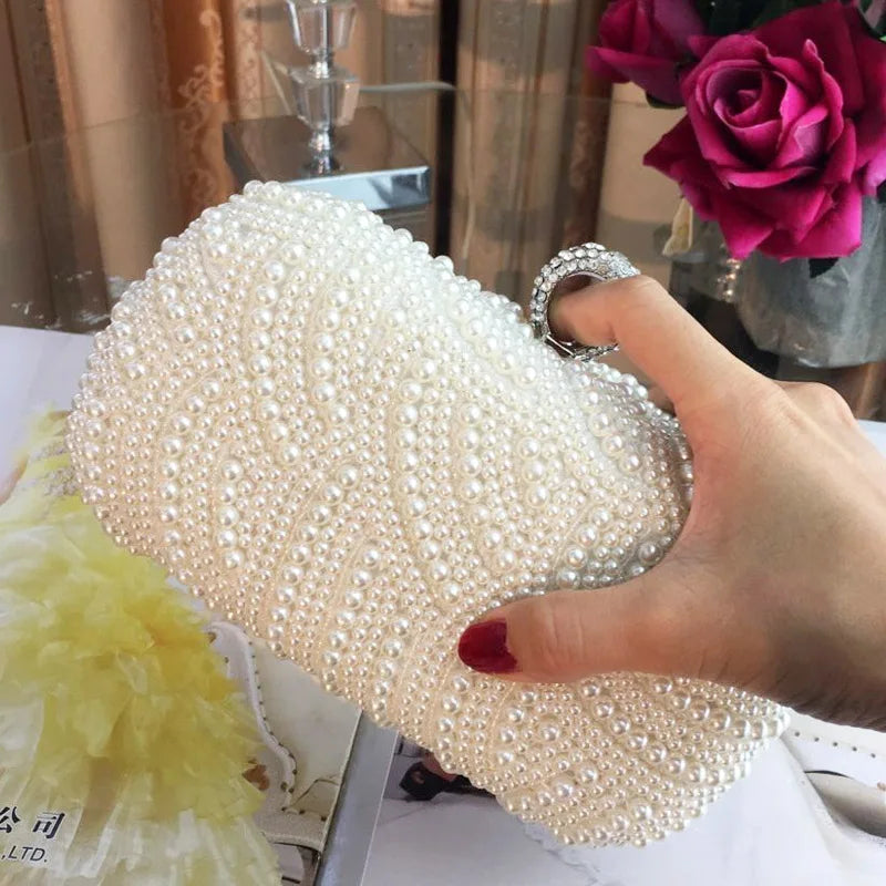 Pochette Perles Élégante