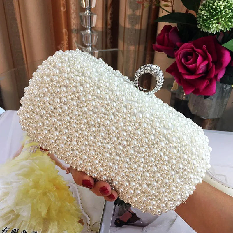 Pochette Perles Élégante