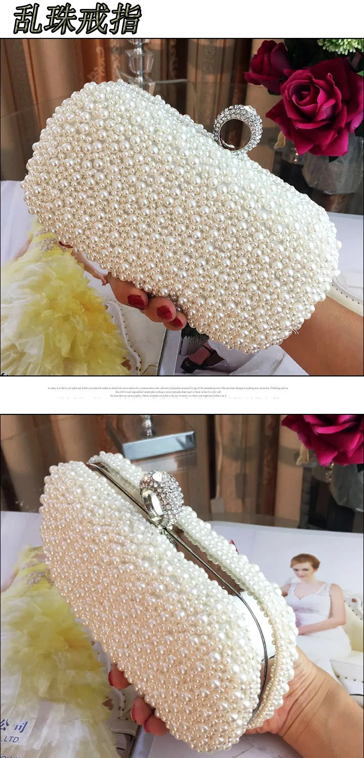Pochette Perles Élégante
