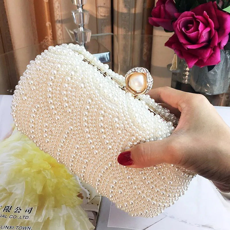 Pochette Perles Élégante