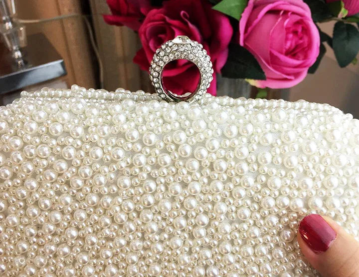 Pochette Perles Élégante