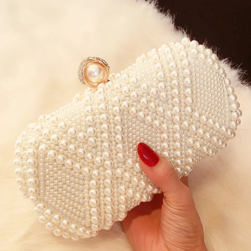 Pochette Perles Élégante