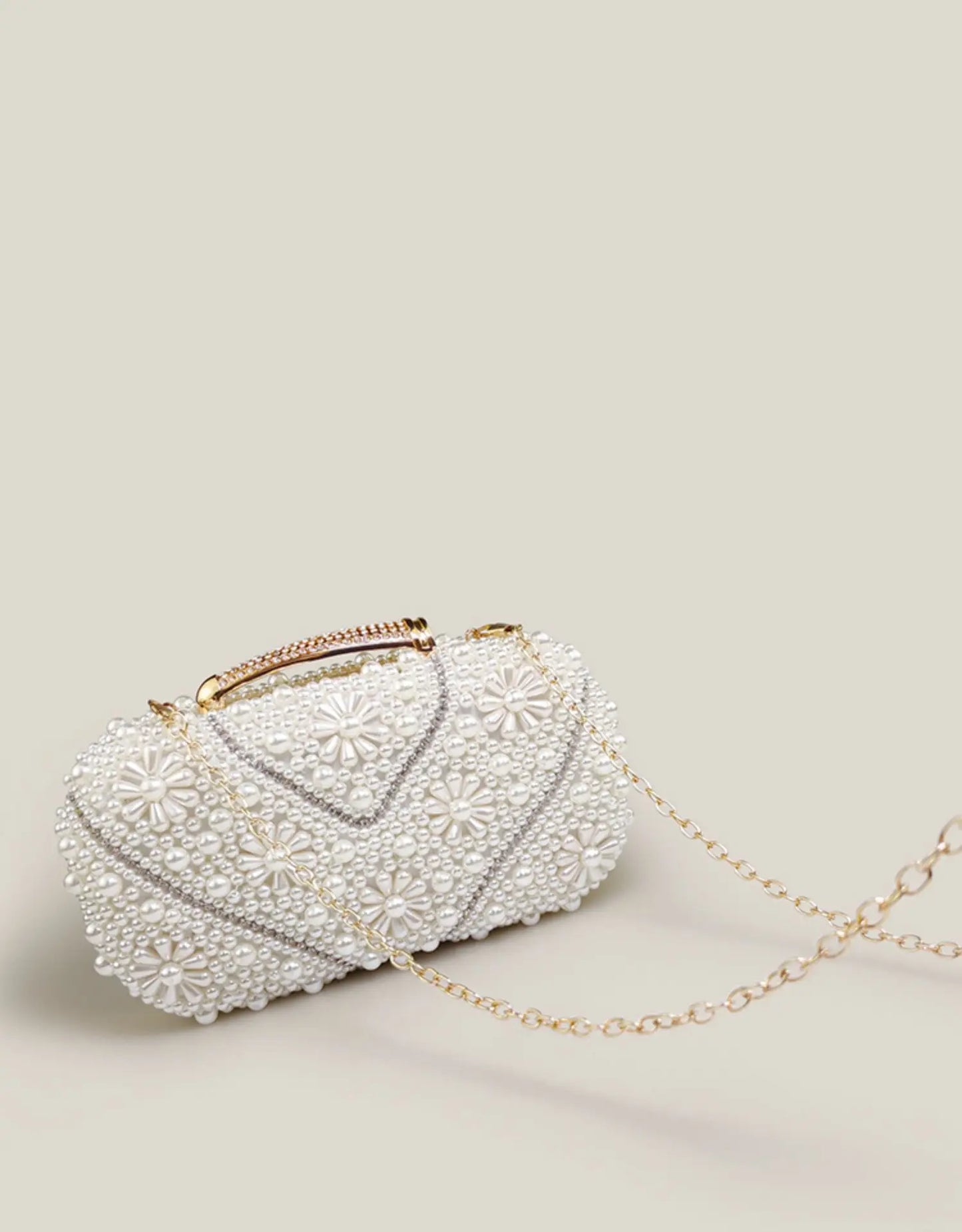 Pochette Perles Élégante