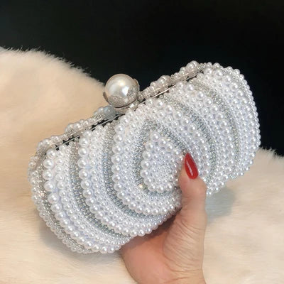 Pochette Perles Élégante