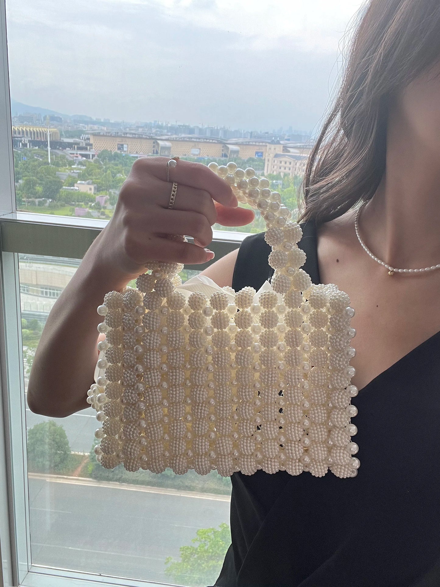 Pochette Soirée Perles