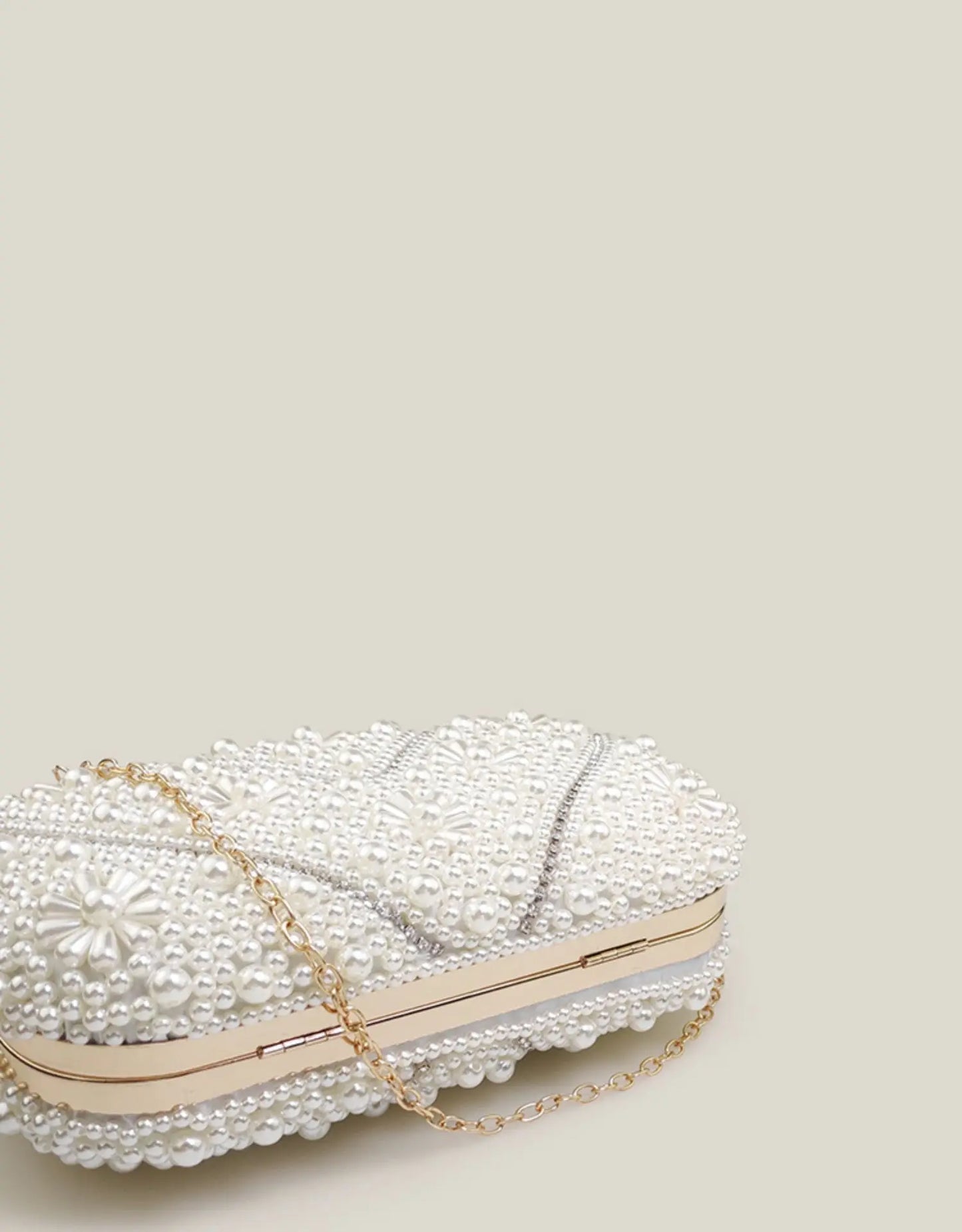 Pochette Perles Élégante