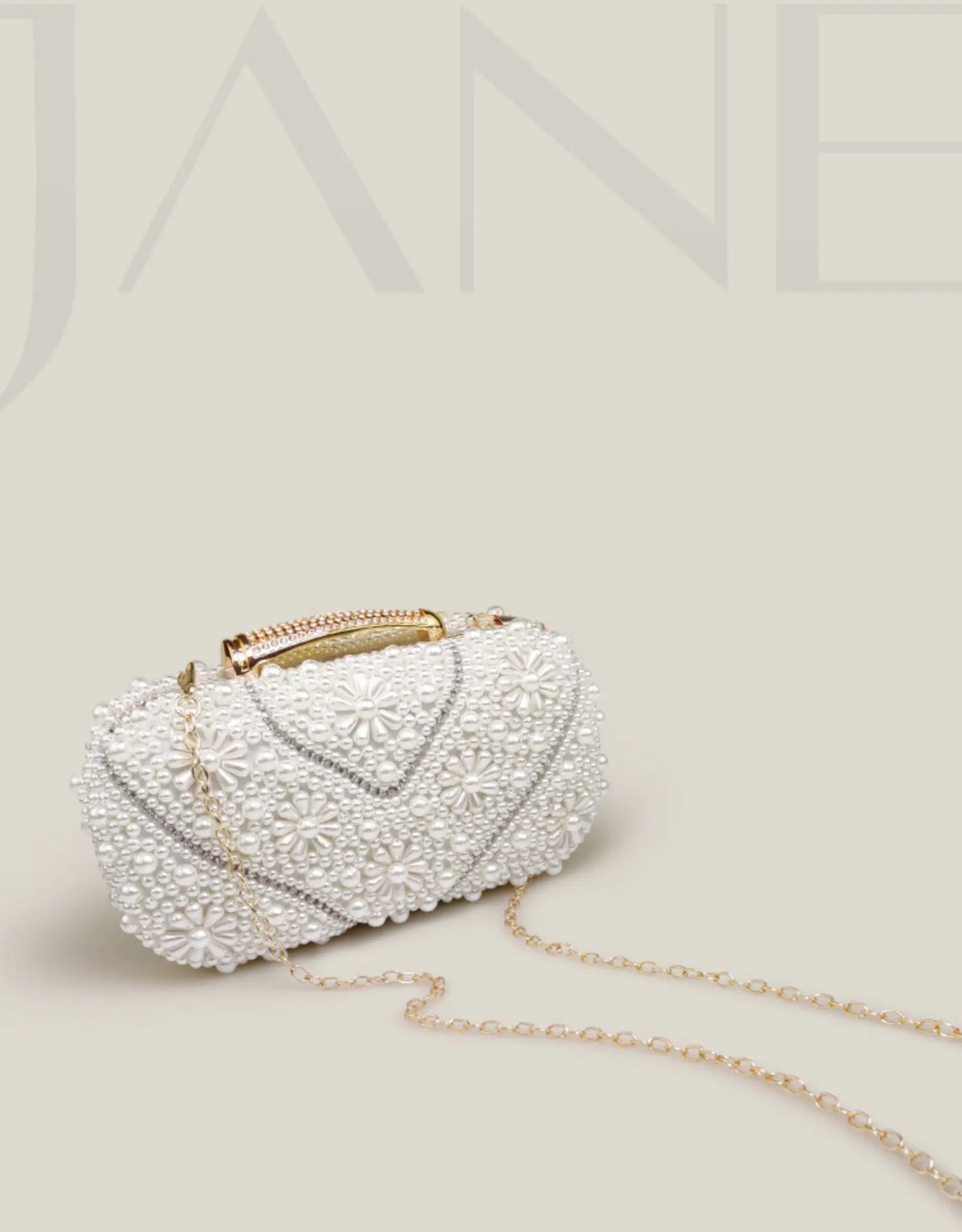 Pochette Perles Élégante