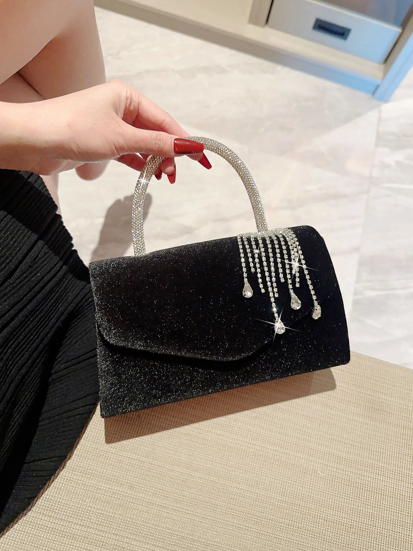 Sac Velours Élégance