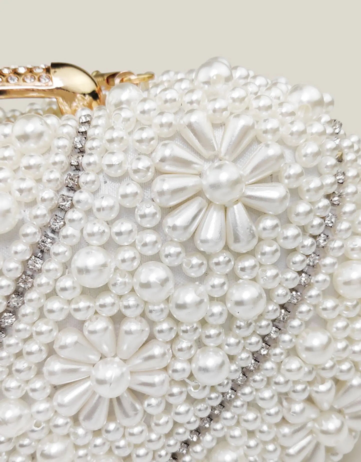 Pochette Perles Élégante