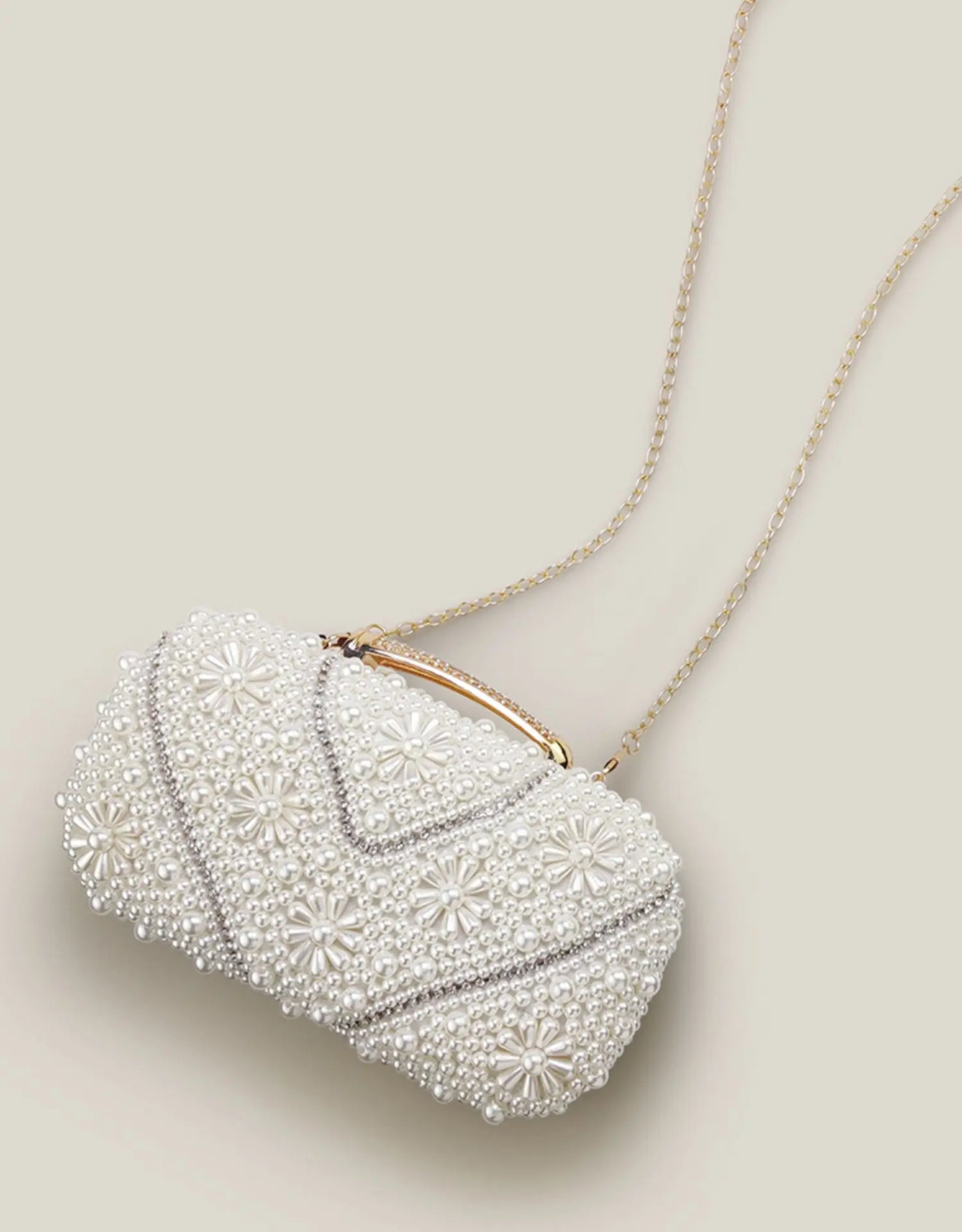 Pochette Perles Élégante